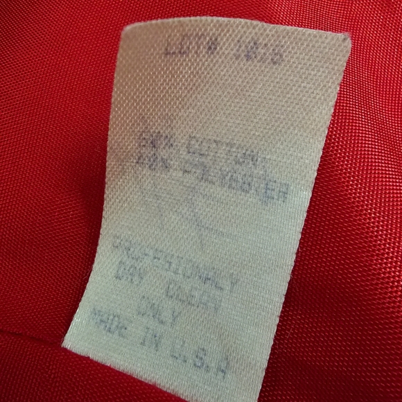 90's Vintage Veleno Dark Red Embellished Single Breasted Long Tailored Blazer - Picture 7 of 7